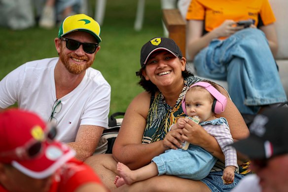 Family fun at Albert Park.