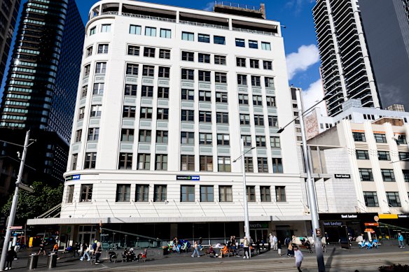 The building housing the Woolworths supermarket earmarked for demolition. 