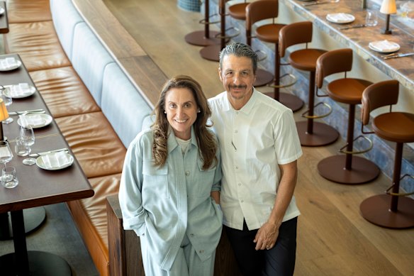 Marilyn Annecchini and Giovanni Pilu.