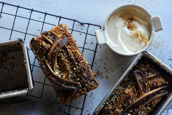 Home-made banana bread is much healthier than the commercial variety.