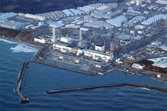 Fukushima Daiichi nuclear power plant in Okuma town, Fukushima prefecture, north of Tokyo.