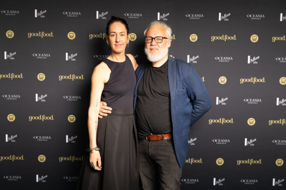 Annita Potter and Mark Wotherspoon. Potter, who heads up the kitchen at hatted Wooloomooloo restaurant Viand was Chef of the Year in 2022.