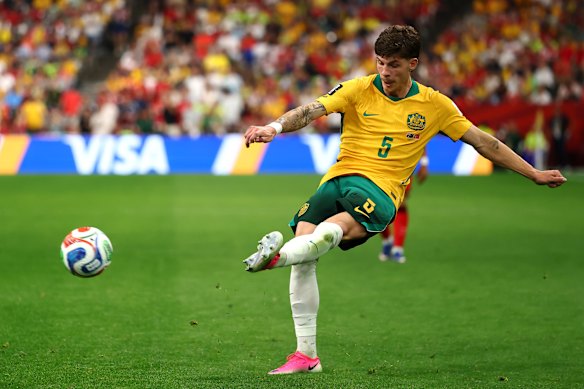 Jordan Bos is a vital cog in Tony Popovic's Australian team.