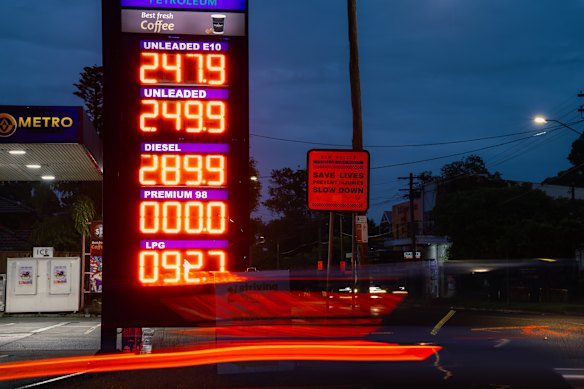Some service stations are running out of fuel.