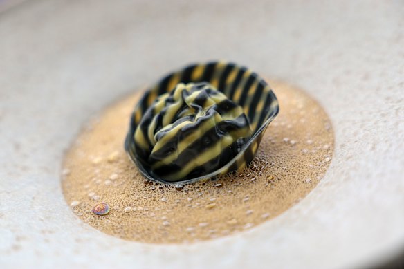 Moreton Bay bug tortellini.