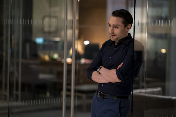 Slick but sick? The strange appeal of Roman Roy (Kieran Culkin) in Succession.