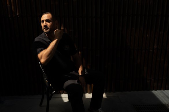 Cafe manager Yassin Arabi said he was hurt by Senator Pauline Hanson’s comments. 