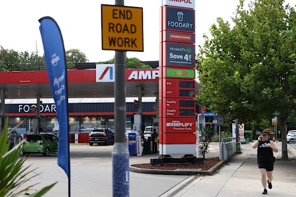 Ampol's boss admitted some petrol stations were under pressure.