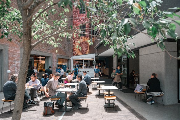 Tento is located in a Surry Hills courtyard.