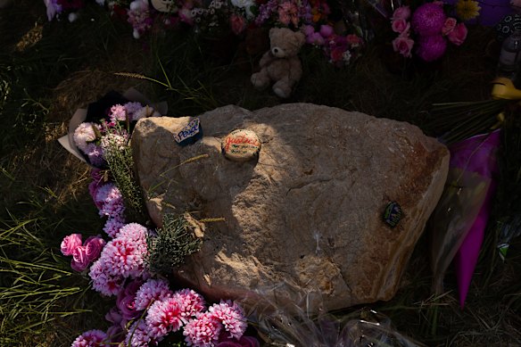 Another souvenir was left in honor of Little Baby Kumanjayi.