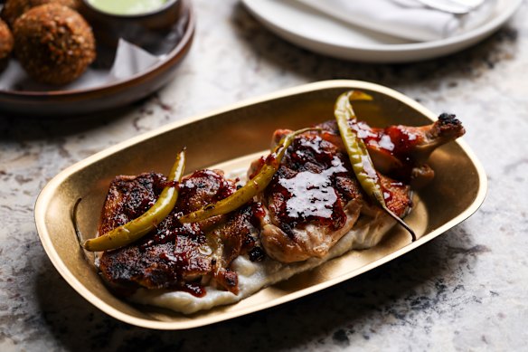 Deboned half chicken.