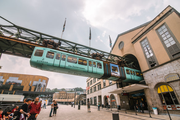 Wuppertal’s monorail is the world’s oldest remaining transport of its kind.