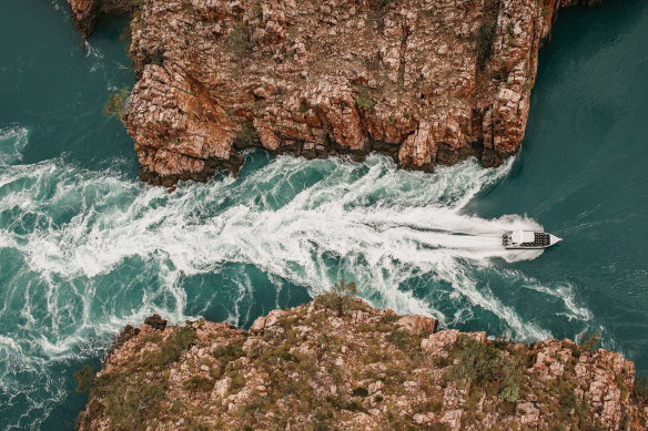 Boats will not be allowed to traverse the Horizontal Falls from 2028.