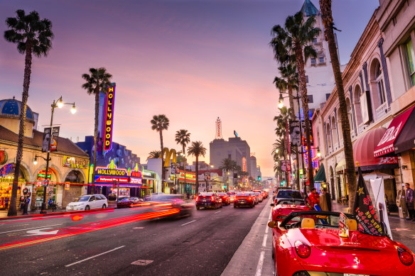 Don’t overlook the cliche attractions … Hollywood Boulevard.