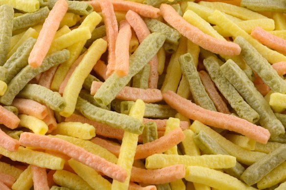 Supermarket vegetable chips are ultra-processed.