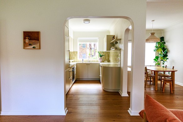 The couple kept individual spaces in the apartment, instead of a fully open-plan layout.
