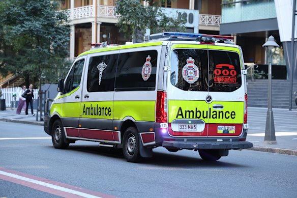 A man has died after waiting more than two hours for an ambulance in Brisbane.