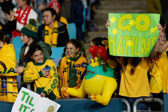 Matildas fans now span all age groups.