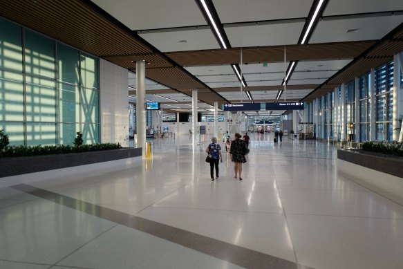 The refurbished Terminal 1, clinical with little character.