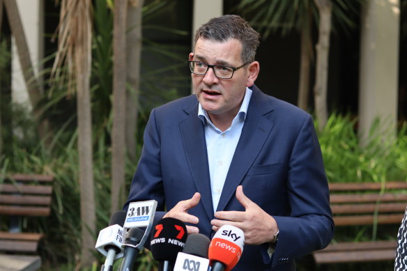 Premier Daniel Andrews said paramedics in Victoria were working hard under trying circumstances.