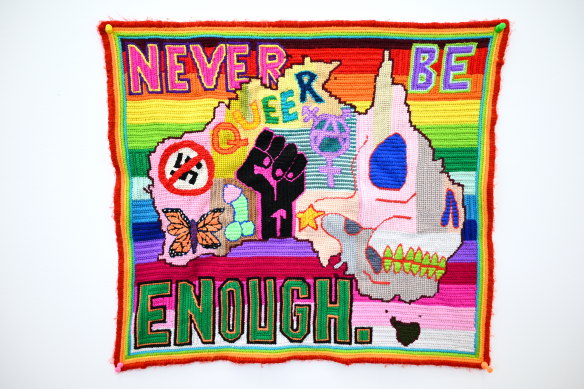 Paul Yore, Never be enough 2021. Collection of Abigail Crompton, Melbourne.