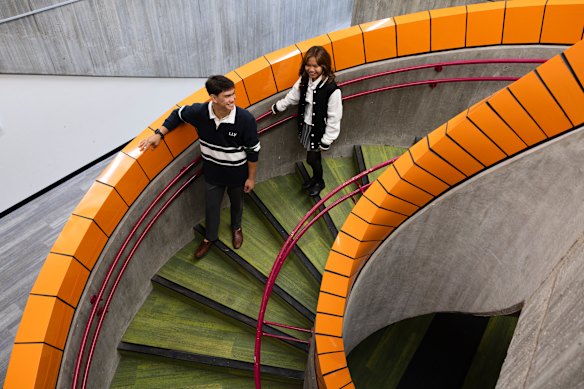 School leaders Matthew Harman and Perryn Herran at Lindfield Learning Village.