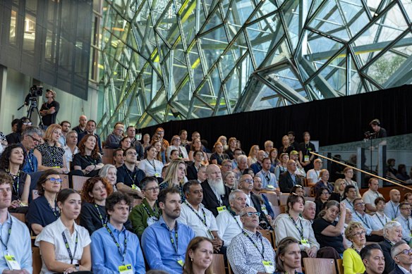 The Melbourne Assembly audience on Monday night.