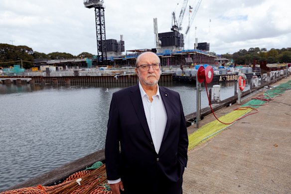 Former Sydney Fish Market chair Graham Turk did not live to see the market completed.