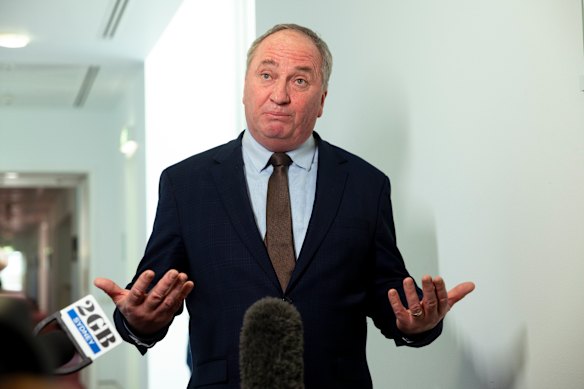 Member for New England Barnaby Joyce.
