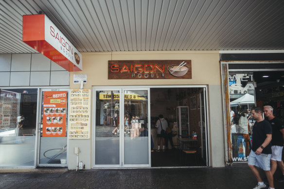 Saigon Noodle, where Joel Cauchi had his last meal, a red chicken curry.