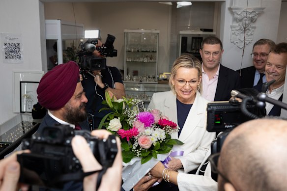 Sussan Ley and her team went to “Little India” (Sydney’s Harris Park) after Senator Jacinta Napajimpa Price said the government was bringing in “large numbers” of Indian migrants because they voted for the Labor Party. 