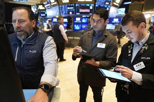 Wall Street’s early rally faded by mid-afternoon.