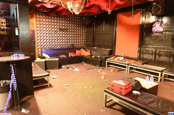 Inflation nightclub after the attack.
