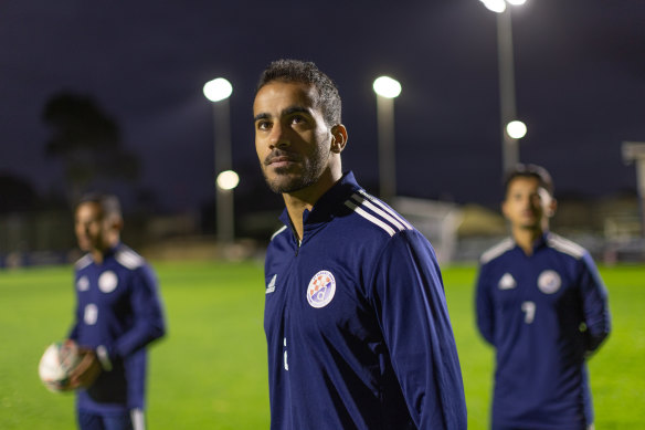 Hakeem al-Araibi moved to the St Albans Saints this year after previously playing with Pascoe Vale.