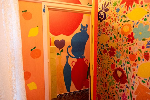 Wall paintings by artist Timothy Vernon Moore.