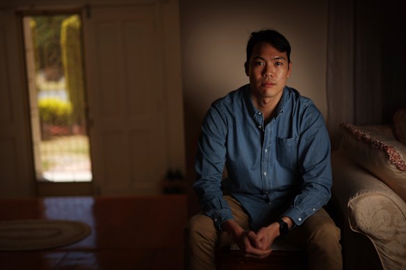 Martin Ang’s father, Richard, was discharged from hospital hours after staff deemed him at high risk of suicide. He died less than two days later. 