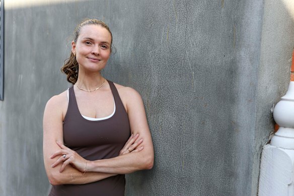 Laura Henshaw, co-founder of KIC, an Australian wellness brand opening its first fitness studio in Cremorne.