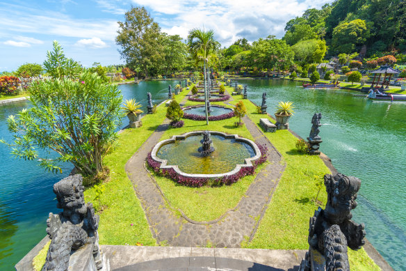 Water Palace of Tirta Gangga in East Bali.