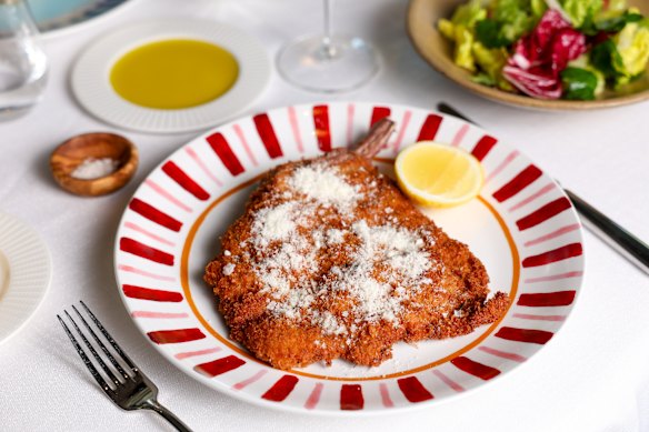 Veal cotoletta.