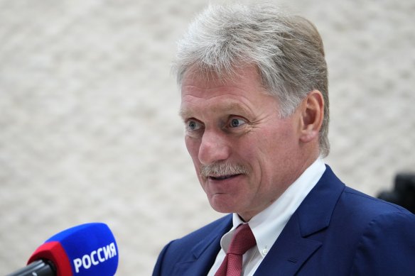 Kremlin spokesman Dmitry Peskov.