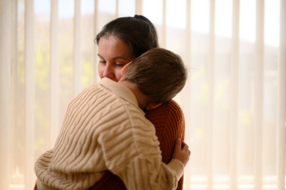 Rose Larkin with Theodore: “IVF was extremely overwhelming.”