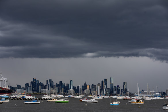 Se pronostican tormentas severas para Melbourne y el centro de Victoria. 