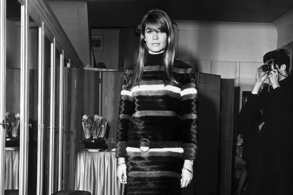 French singer and actress Francoise Hardy in 1967.