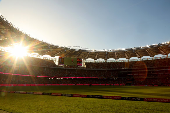 Perth Stadium has hosted massive BBL crowds.