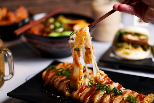 The egg crepe.