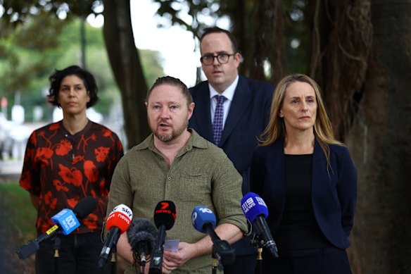 Palestine Action Group organiser Josh Lees.