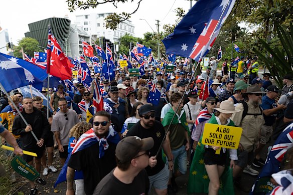 On Australia Day this year, March for Australia rallies took place around the country, calling for immigration controls. 
