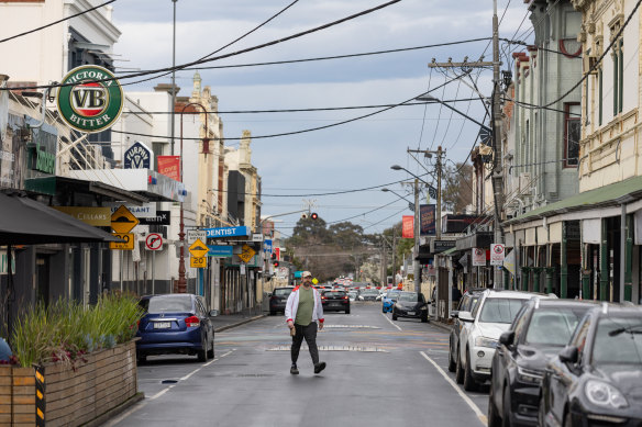 Anderson Street in Yarraville.