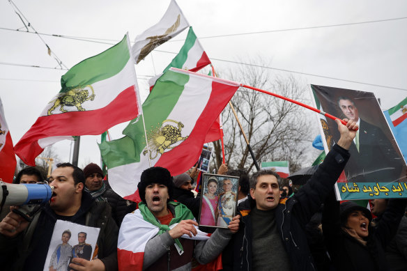 Protests against the Iranian regime have broken out across the world following the death of Mahsa Amini.