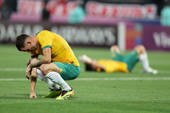 The Olyroos have been bundled out of the Under 23 Asian Cup – and out of Paris 2024 contention.